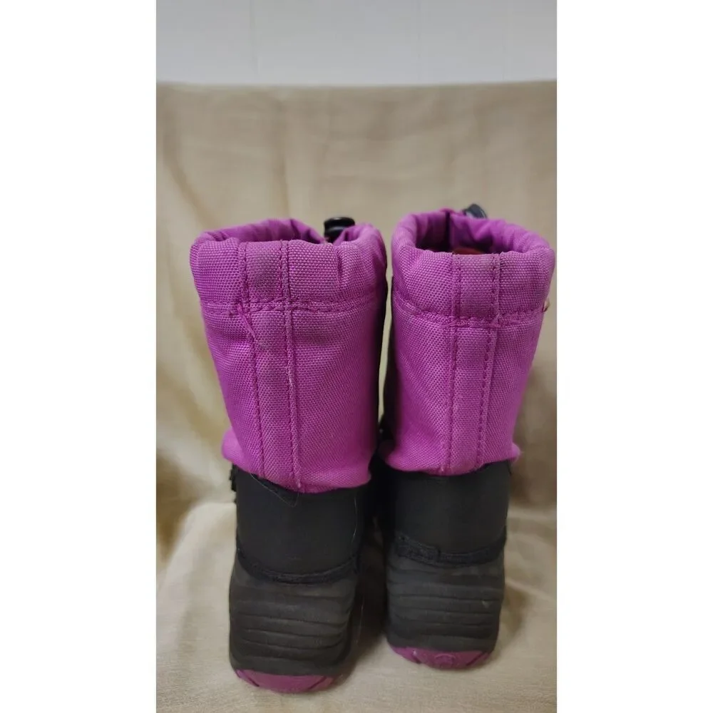Kamik Girls Size‎ 10 Purple and Black Snow Boots
